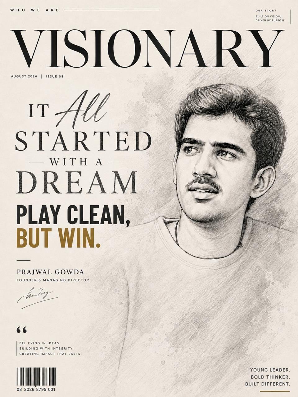 Founding magazine cover